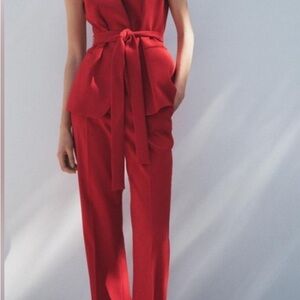 Elegant Red Pant S